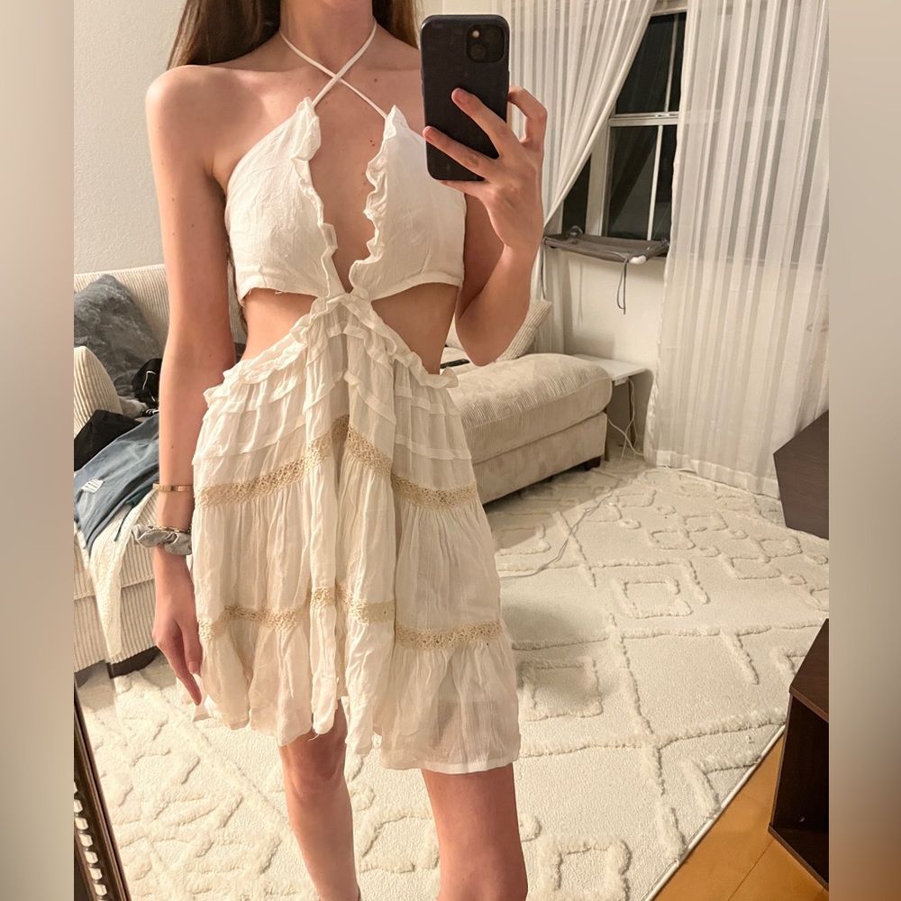 Surf Gypsy NWT White/Natural Beach Dress